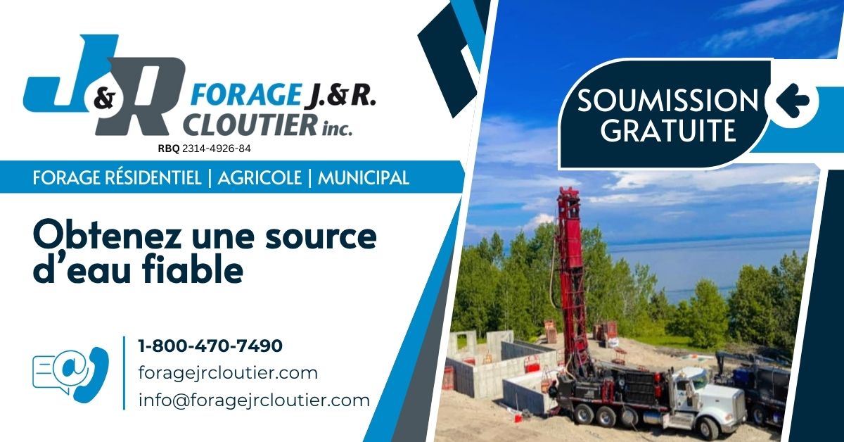 Forage de puits La Pocatière