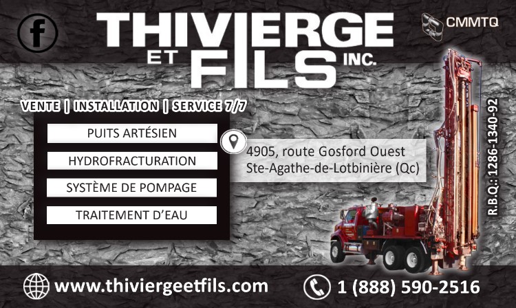 Forage de puits Laurier-station